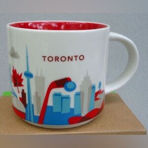 Starbucks Toronto Canada  You Are Here Coffee Mug CN Tower City Hall Hockey Dome